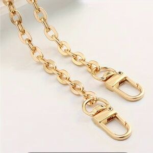 A100. Gold Chain Phone Lanyard or Purse Strap